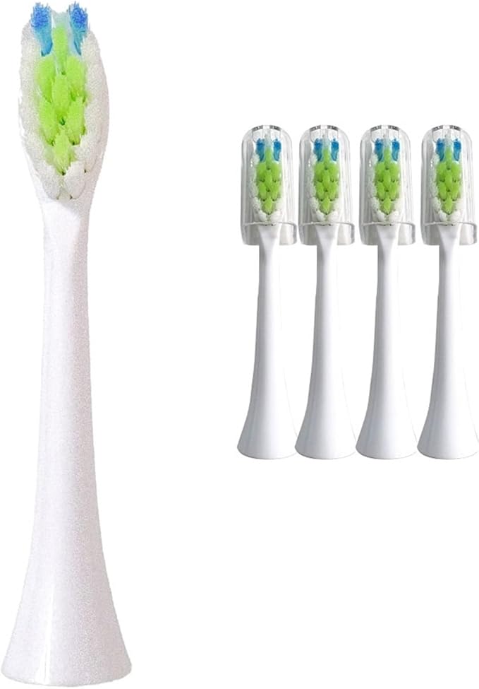 Compatible for E-Series Essence Electric Replacement Toothbrush Heads Xtreme Elite Advance Cleancare C3 Supply Tooth Brush(3color-2A-4pcs)
