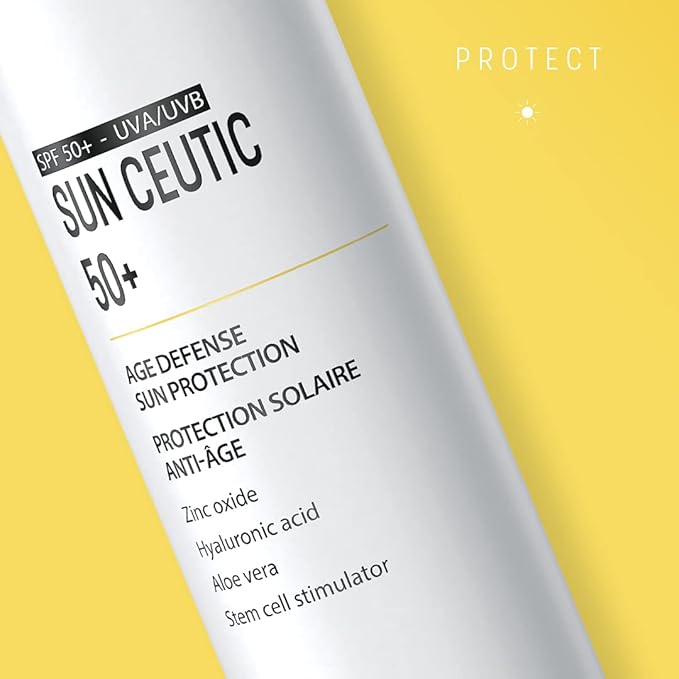 Hydraulic Acid Sun Ceutic Age Defense Sun Cream by Dermaceutic (50 ml) 1.69 fl oz
