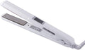 Professional Ultrasonic Infrared Hair Care Cold Flat Iron Hair Straightener Treament Tool Instant Heat Up Adjustable Temperature Recovers The Damaged Hair LCD Display Dual Voltage (White)