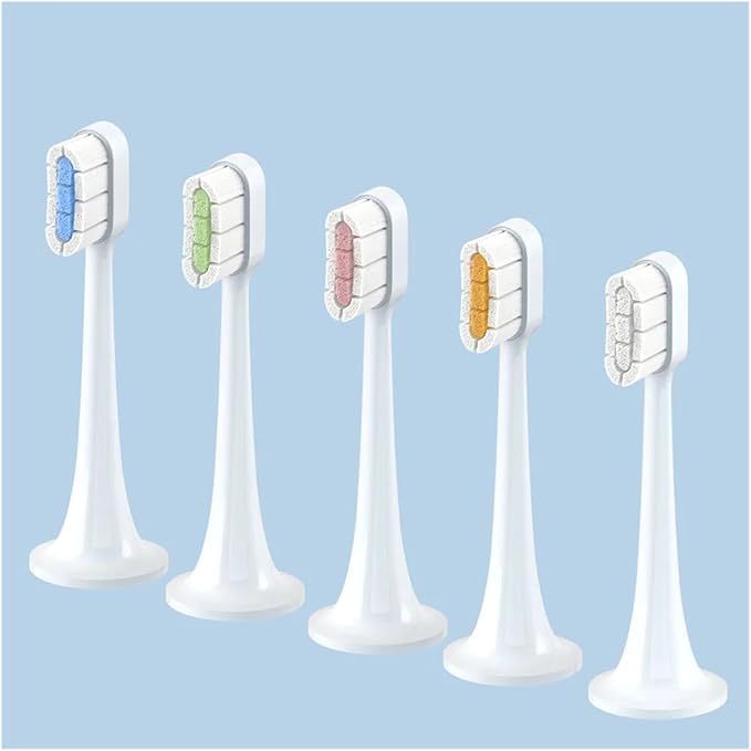 Compatible with Electric Toothbrush Head T300/T500 DDYS01SKS/MES601/T700 Replacement MES602/604(Clean GN3 BU3)