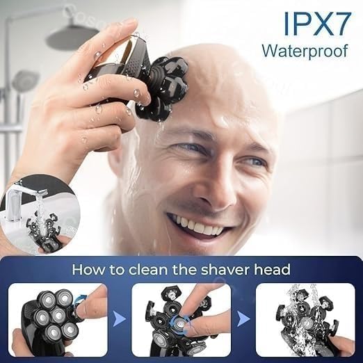 Electric Razor for Men 5 in 1 Shaver for Men Electric Shaver Powerful Bald Head Shaver Beard Shaving Machine for Men Razor Husband Boyfriend