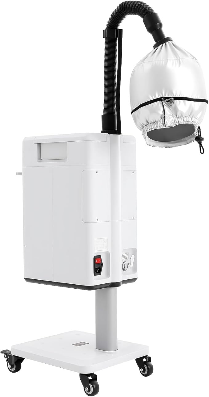 500W Nano Hair Steamer Machine Anion Hair Color Processor/10 Pc Hair Steamer Cap