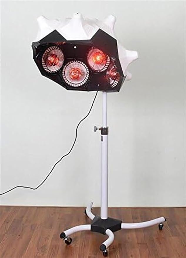 Hair Dryer Salon Color Processor Accelerator Infrared Heating Rolling Base with Wheels for Barber Beauty Spa