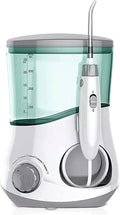 Portable Water Flossing Oral Irrigator Smart Timing Oral Dental Irrigator Electric Teeth Cleaner with 360° Rotating Nozzle &amp 6 Jet Tips for Home Travel