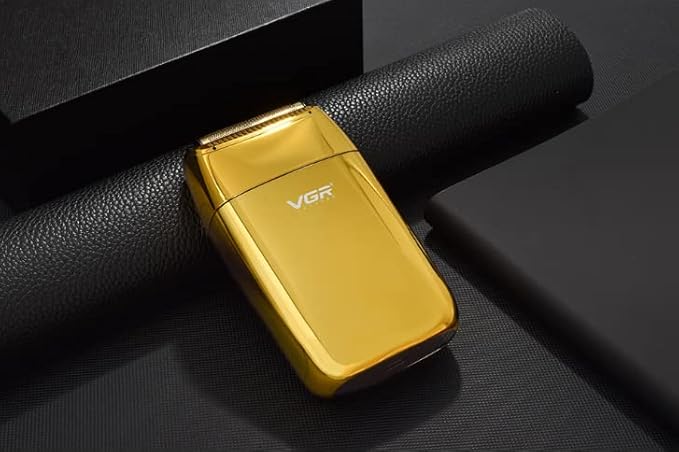 Professional Rechargeable Shaver/Shaper 9000rpm Up to 60 Minutes of Run Time - Bump-Free Ultra-Close Shave (Silver)