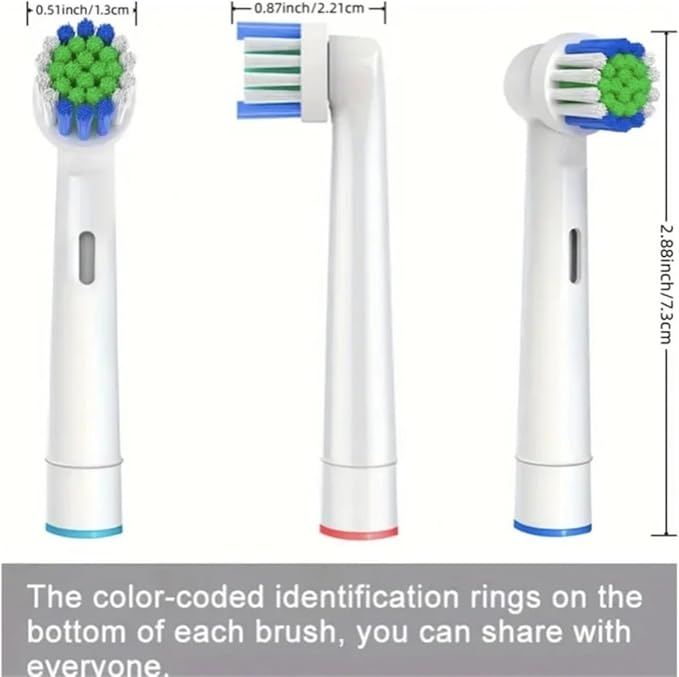 Electric Toothbrush Head Replacement Head - Compatible with Oral-B P2/4000/3757/d12/3766(20 pcs)