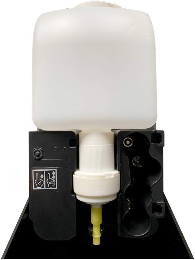 Zogics Touch-Free Automatic Dispenser for Gel Hand Sanitizer and Liquid Soap Wall-Mounted (Black)