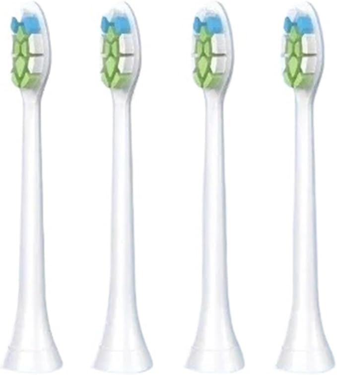 Electric Toothbrush Heads SuitableCompatible for Philips General 3/6/8/9 Full Range Brush(4PCS-W2-white)