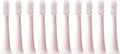 Compatible for MIJIA T100 Replacement Brush Heads Sonic Electric Toothbrush Vacuum Soft Bristle Suitable Nozzles 10Pcs Clean(10Pcs Pink)