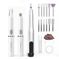 TOUCHBeauty Hair Trimmer for Face Eyebrow Nose Bundle with Electric Nail Drill 12 in 1