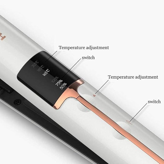 Curl Bar Wireless Curling Clip Rechargeable USB Reel Reel Curling Machine with Led Display Temperature Curling Bar Suzuki Ceramic Curling Iron 30s HEA