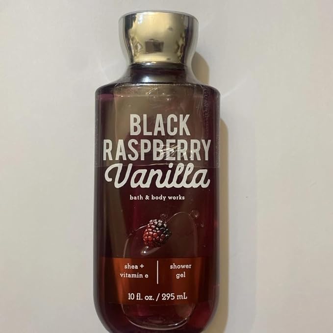 Bath and Body Black Raspberry Vanilla Shower Gel 10 Ounce