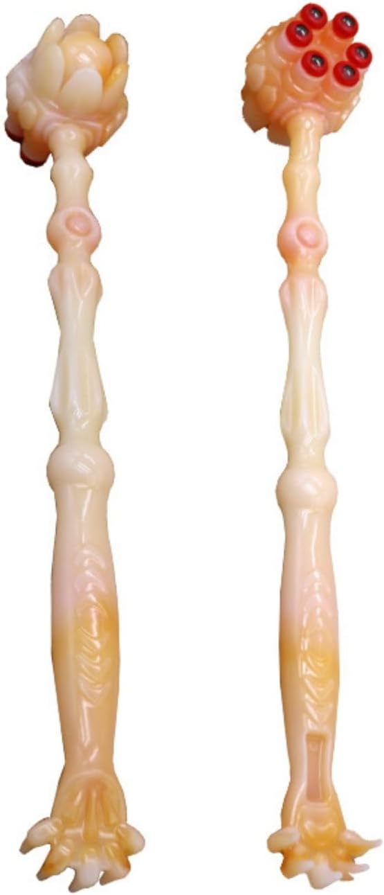 莲花型六珠按摩捶 Manual Body Massage Hammer 拍打肩颈腰背腿按摩家用痒痒挠不求人按摩棒 Leg Arms Back Calves Roller Massage Roller Stick HomeOffice Body Electric Massagers