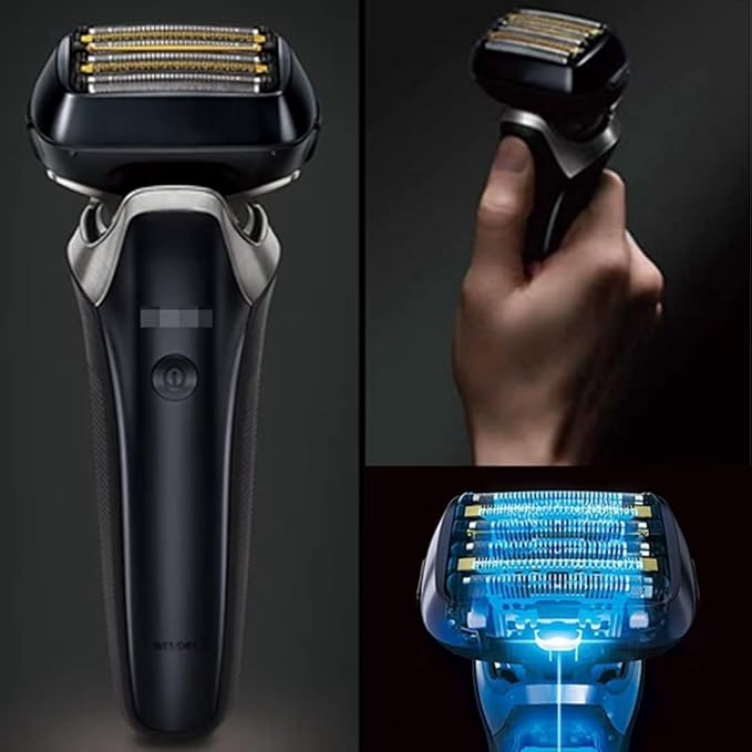 2023 Upgraded ES9600 6 blades Shaver Outer Foil Set Replacement for Panasonic Men's Shaver LAMDASH 6-BLADE Integrated Set Blade