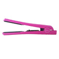 ISO Beauty Spectrum Pro Flat Iron Hair Straightener 100% Solid Ceramic 1.25 Plates Far Infrared Technology and Adjustable Temperature 140-450F (Pink)