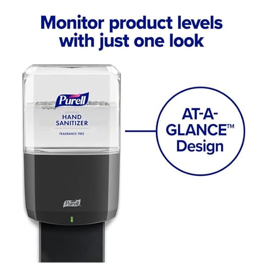 PURELL VF PLUS Hand Sanitizer Gel Fragrance Free 1200 mL Refill for PURELL ES8 Automatic Hand Sanitizer Dispenser (Pack of 2) – 7099-02