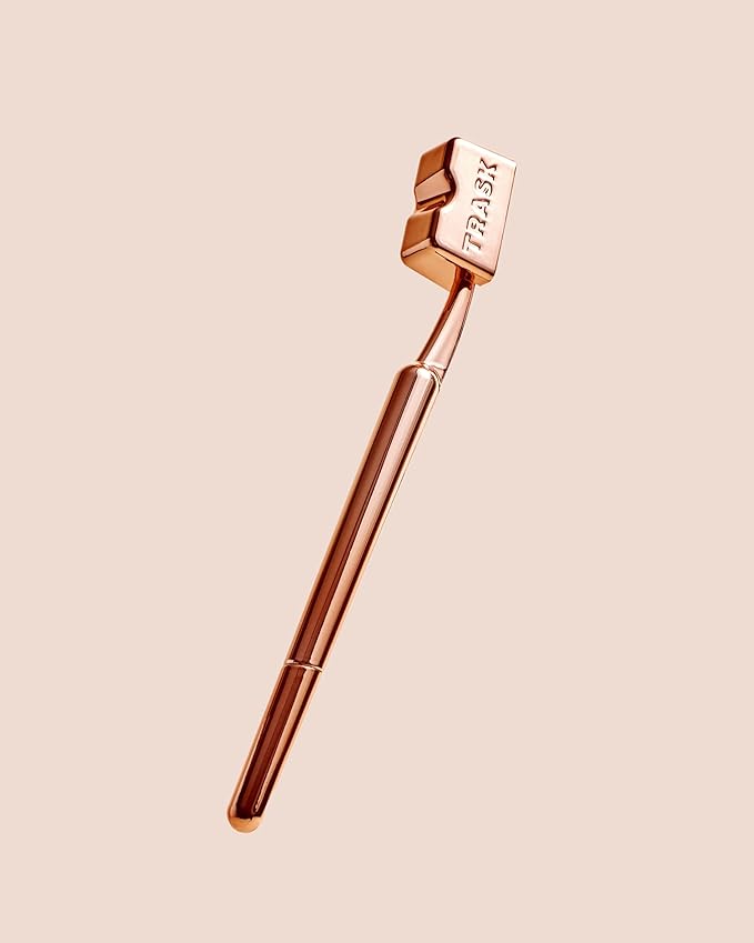 TRASK The Better Brush - Luxury Soft Bristle Dentist Designed Manual Toothbrush for Adults Rose Blush