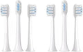 Compatible for Xiaomi Mijia T301 T302 Sonic Smart Electric Toothbrush Head Brush Spare Pack Replacement Parts(6 pcs White)