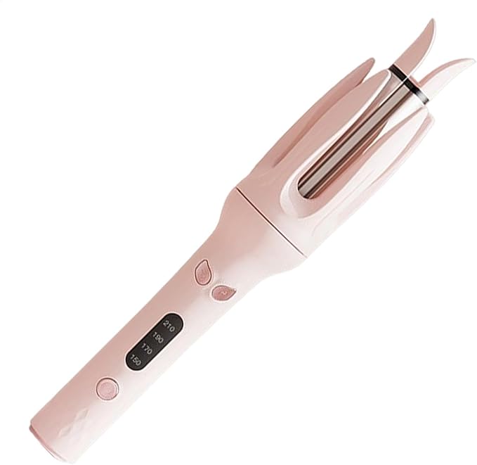Rotating Barrel Curling Wand - Hair Curling Iron with Anti Scald Features Hair Curler Wand | Automatic Curling Tool with 4 Temperature Levels Perfect for Achieving Stunning Curls and Waves with Ease