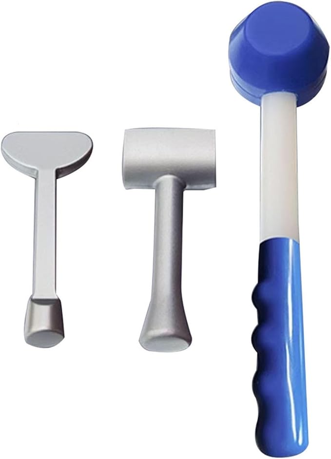 NICHOY Percussion Massage HammerCervical Vertebra Bone Setting HammerTherapy Special Tool Resetterfor Neck Shoulder Lumbar Muscle Massager Pain Fatigue Relief(H)