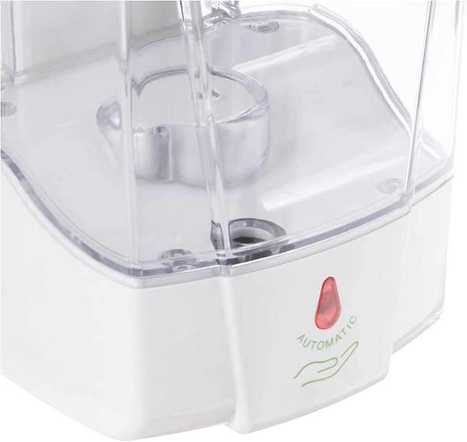 Alpine Industries Alpine Industries Automatic Transparent Gel Hand Sanitizer 700 Ml Commercial Heavy Duty White (Pack of 2)