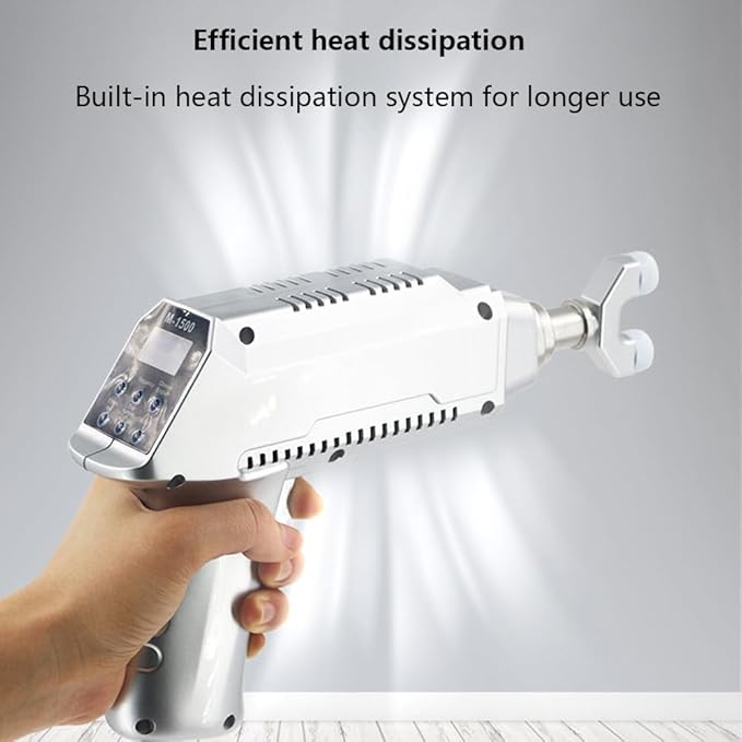 Electric Spinal Massager8 Interchangeable Massage HeadsFor Deep Tissue Back MassageFive Frequencies30 Adjustable LevelsMaximum Strength 1500 NAdjust Spinal Muscle RelaxationSilver