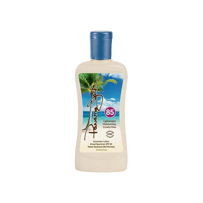 Panama Jack Sunscreen Suntan Lotion - SPF 85 Broad Spectrum UVA/UVB Protection PABA Paraben Gluten &amp Cruelty Free 6 FL OZ (Pack of 2)