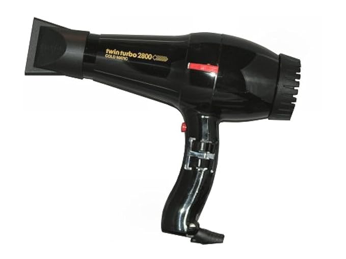 Turbo Power Twinturbo 2800 Coldmatic Hair Dryer Black 1 Count