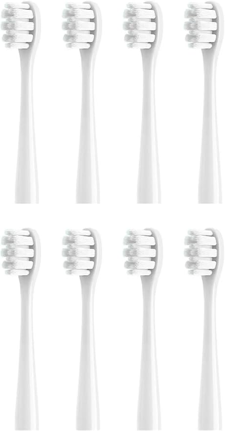 Replacement for Electric Soft Bristle Toothbrush Head(8WHITE Sensitive)