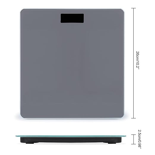 Women's Digital Bathroom Weighing Scale Automatic Switch Energy Saving Scale Smart Scale for Body Weight Gery