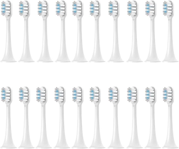 Electric Toothbrush Heads are Suitable for T300 16/20 Pieces(White-20pcs)