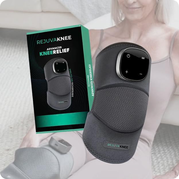 RejuvaKnee Triple Method Massager – The Official Rejuvacare 2026 – Adjustable Rejuvaknee Knee Massager for Comfort and Relaxation – Home Use Knee Wrap Massager – One Size 1 Piece