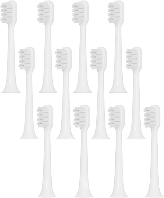 Replacement Toothbrush Heads Compatible for T200/T200C(White-16pcs)