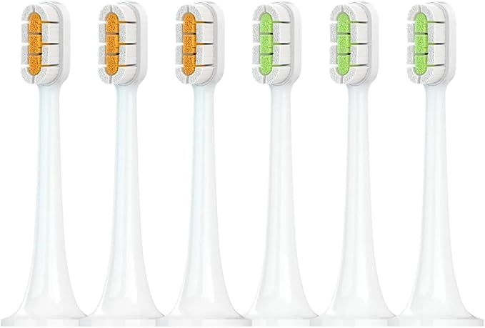 Compatible for with Electric Toothbrush Head T300/T500 DDYS01SKS/MES601/T700 Replacement MES602/604(Clean OG3 GN3)