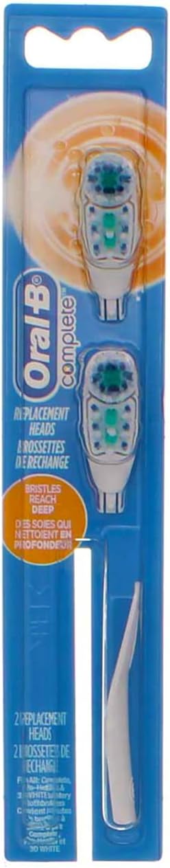 Oral B Cross Action Power Replacement Brush Heads Soft - 2 pack Pack of 4