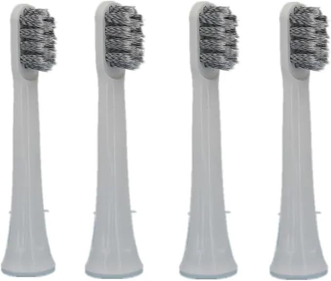 Toothbrush Replacement HeadsCompatible For Mijia T100 Mi Smart Electric Toothbrush Replacement 2 Color(Gray 3pcs)