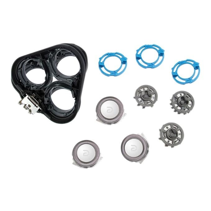 2024 New Complete Head Assembly Replacement for Philips Norelco Series 5000 Shavers S5310 S5320 S5330