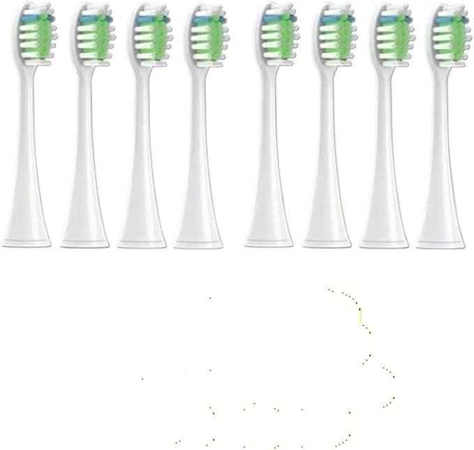 Compatible for Toothbrush Brush Head Replacement Heads HX3/HX6/HX9 Series HX3210/3211/6150/6500/6510/6530/9342/6730(8P1)