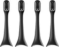 Suitable Compatible for ENCHEN Aurora T+ Electric Toothbrush Head Original Accessories Adult Replacement Brush Nozzle(4PCS Black)