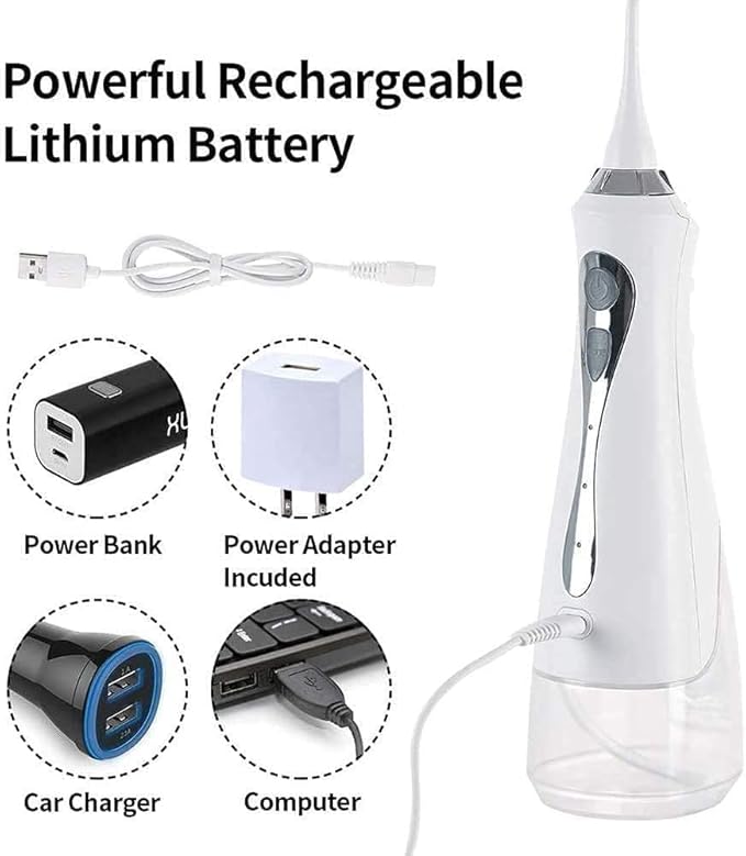 Water Flosser Professional for Teeth Gums Braces Dental Care - Portable Oral Irrigator for Deep Teeth &amp Braces Cleaning | Cordless &amp Compact for Traveling (Color : B)