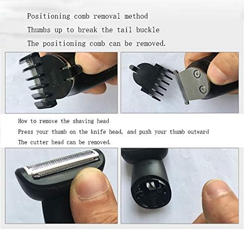Hair Clipper Barber Hair Trimmer Electric Clipper Shaver Beard Trimmer Men Shaving Machine Cutting Nose Trimmer