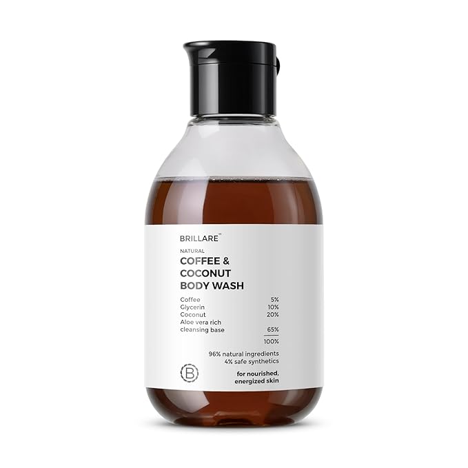 BRILLARE Coffee &amp Coconut Body Wash for Energized &amp Moisturised Skin
