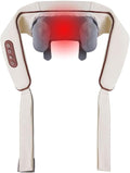 Neck Massager with HeatTherapexa Neck &amp Shoulder Massager6D Shiatsu Back Massager for Pain Relief Deep TissueMassager for Leg Muscle Soreness(Khaki)