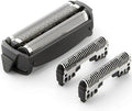 Replacement Outer Foil Inner Blade for Panasonic ES-RT51-S Arc3 Wet/Dry 3-Blade Men's Electric Razor Head Blade Set for Smooth Comfortable Shave Travel