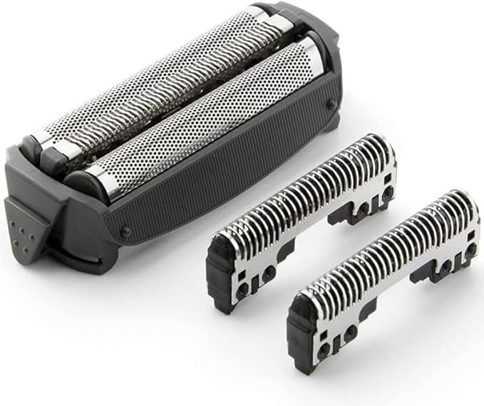 Replacement Outer Foil Inner Blade for Panasonic ES-RT51-S Arc3 Wet/Dry 3-Blade Men's Electric Razor Head Blade Set for Smooth Comfortable Shave Travel
