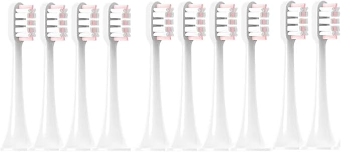 Replacement Brush Heads for T300/T500/T700 Electric Toothbrushes(10Pink)
