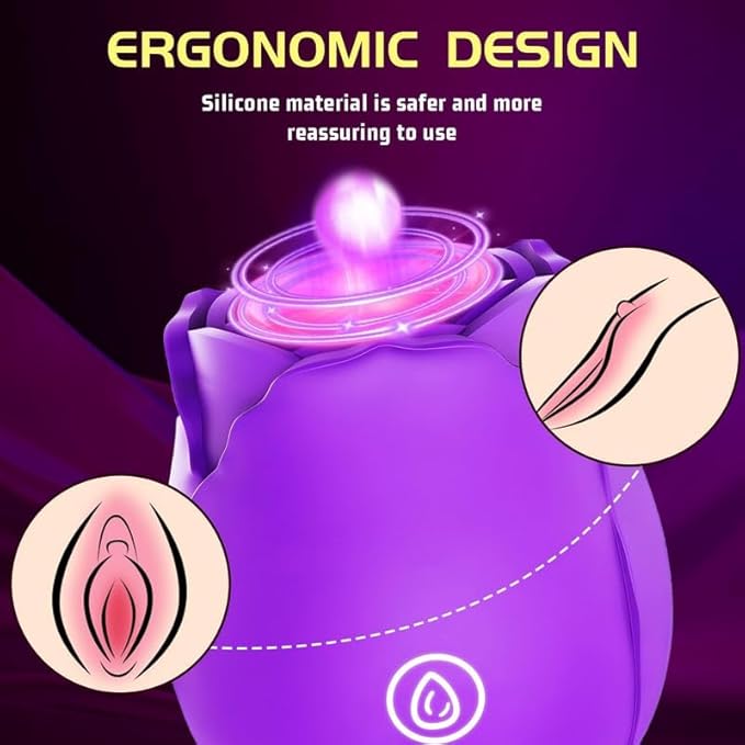 2026 Newly Portable Vibrating Massager -Clitioral Sucker Relaxes Muscles Viboators Toy 10 Modes Couples - for Body and Back Foot Silent Personal for Sports Massage Adult Tools Relaxation XJH-Purple50