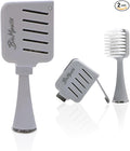 Big Mouth Sonic Electric Toothbrush Replacement Heads – Soft Bristles Wide Brush Head Compatible with Most Sonic Toothbrushes – Includes 2 Replacement Toothbrush Heads + 2 Hygienic Covers
