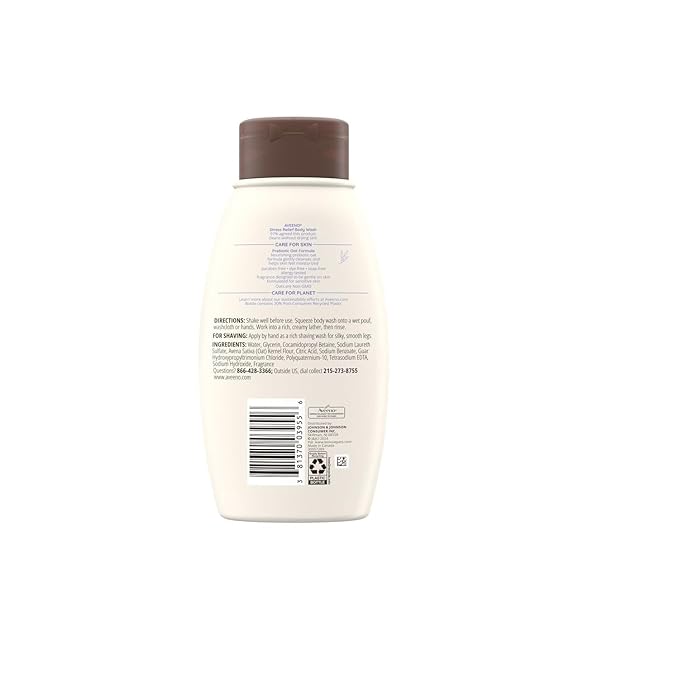 AVEENO Active Naturals Body Wash Stress Relief 12 oz (Pack of 4)