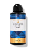 Bath and Body Works Men's Deodorizing Spray 3.7 (GIngham Hero)